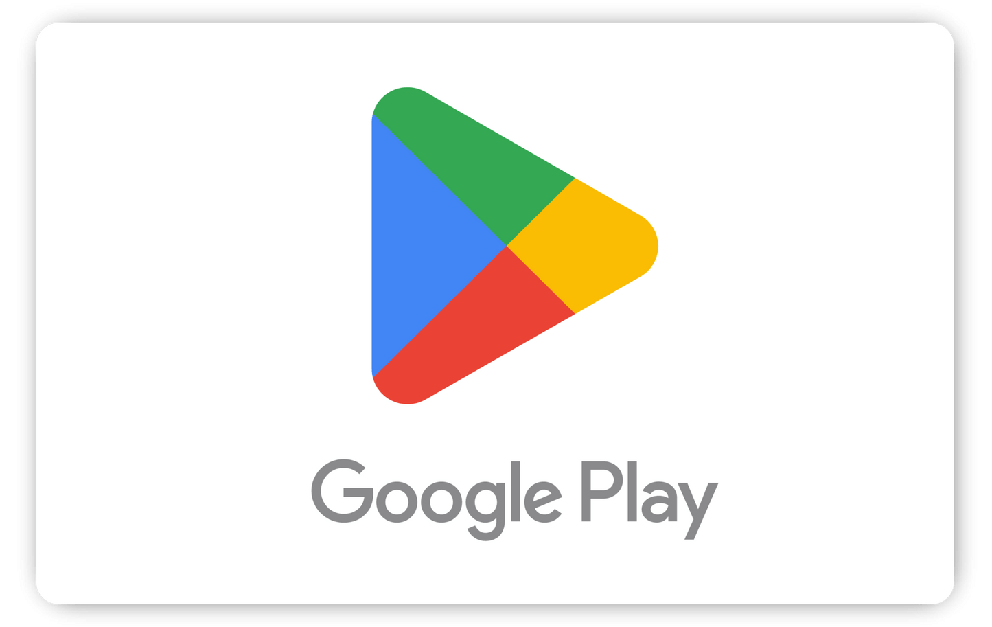Google Play gift code £ 10